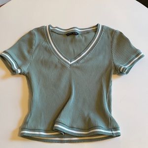 Shein V-neck crop top